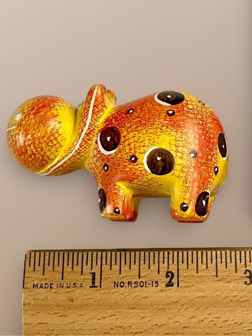 Hand-carved Natural Kisii Soapstone House Hippo Figurine Kenya
